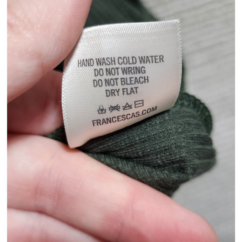 Blue Rain Francesca’s Ribbed Midi Dress Sleeveless Stretch Green Size L - Picture 9 of 16